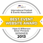 2013 Silver Best Event Website Design Award Winner