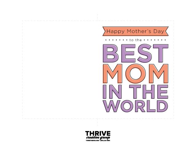 Best Mom in the World Card