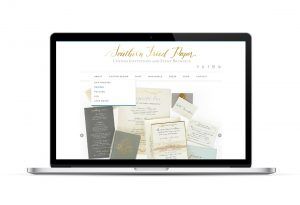 Southern Fried Paper Website On Laptop Screen