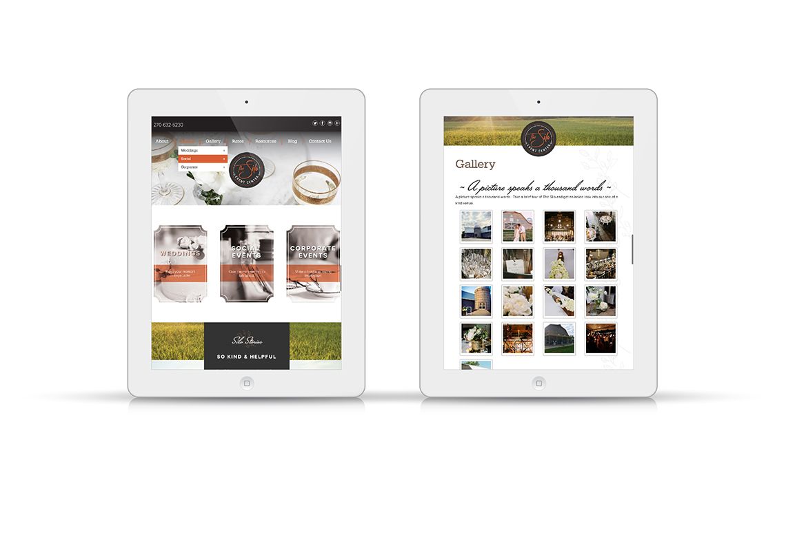The Silo Website On Tablet Screen