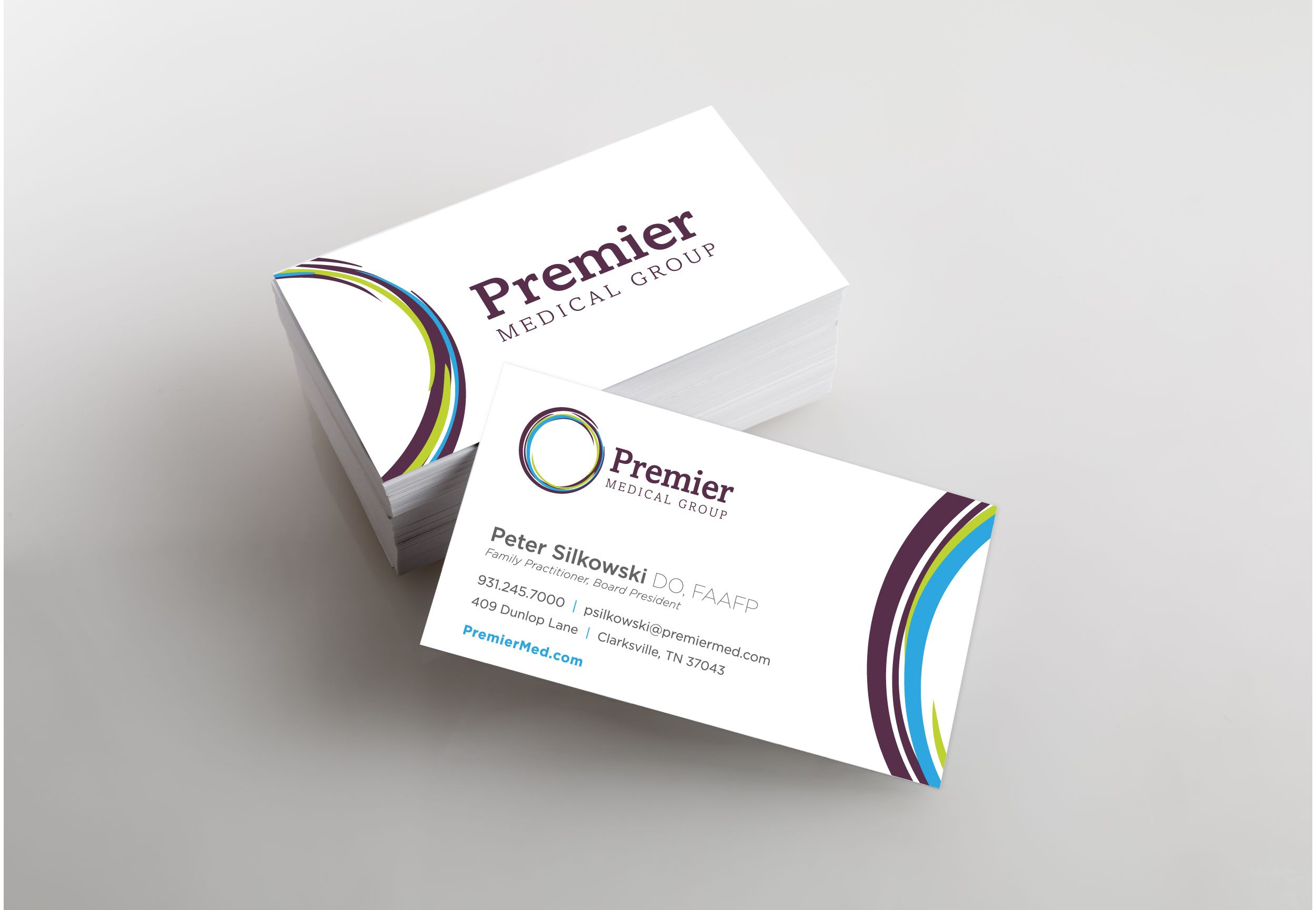 Premier Medical Group Business Cards
