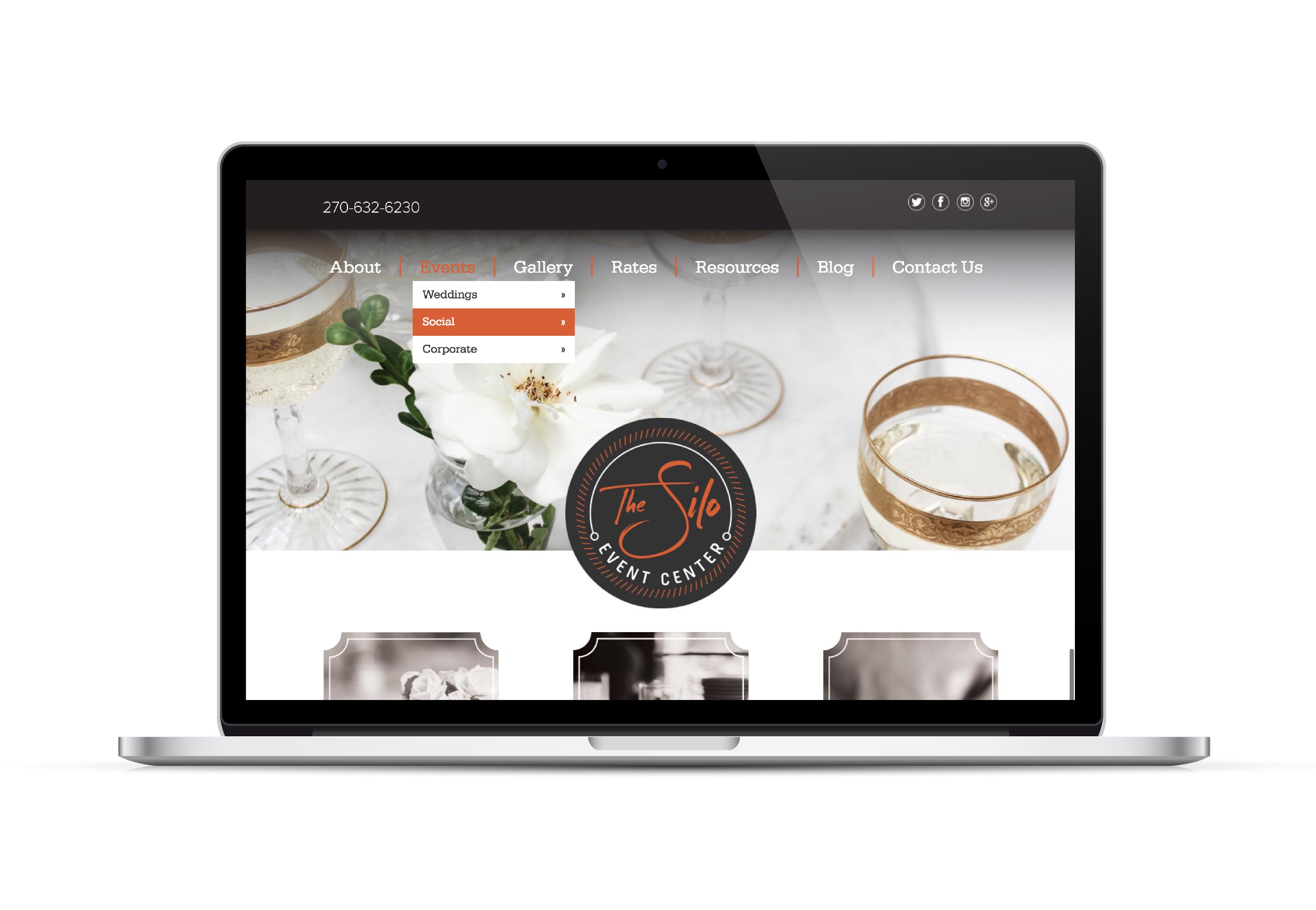 The Silo Website On Laptop Screen