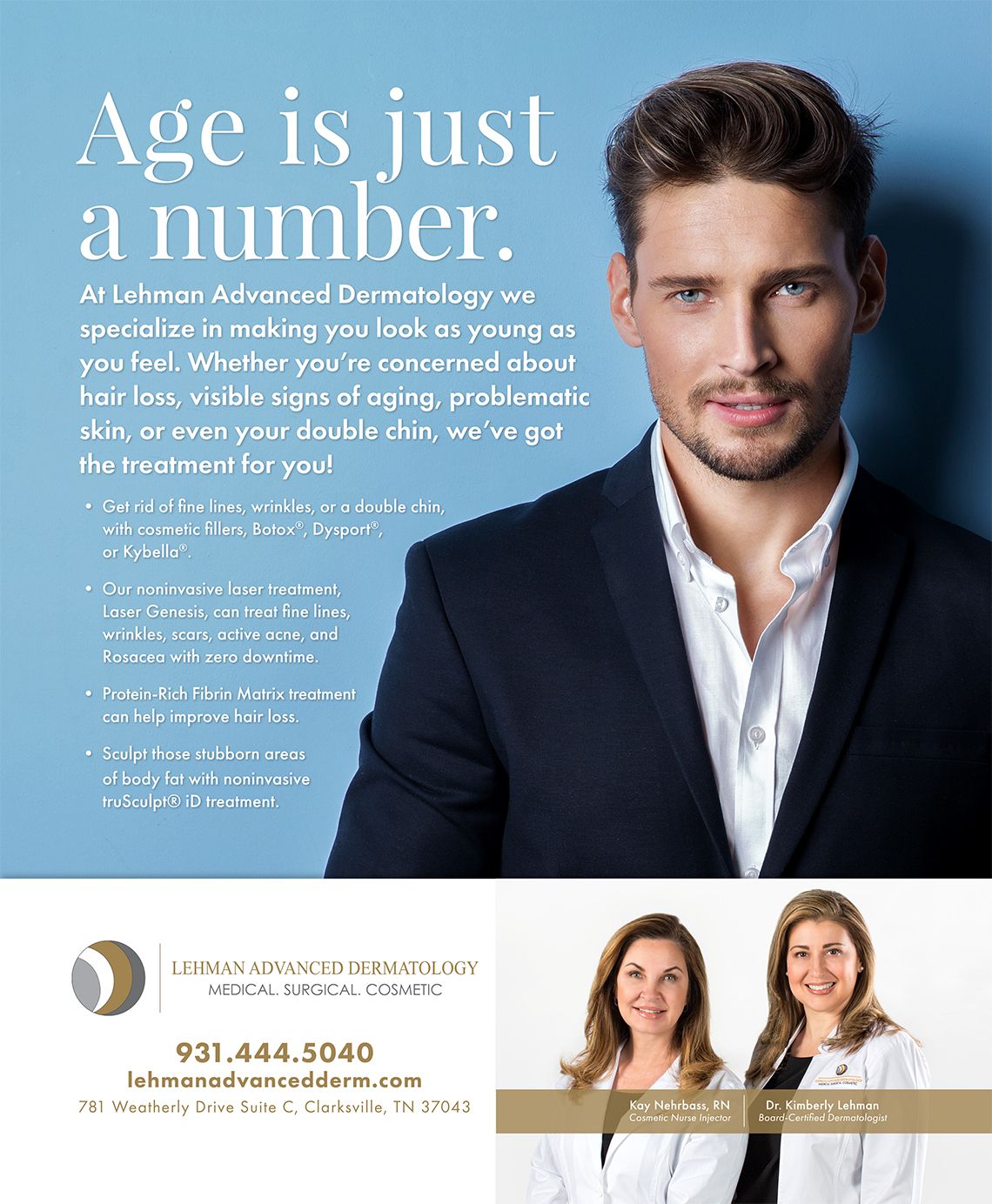 Ad layout and design for Doctors Office