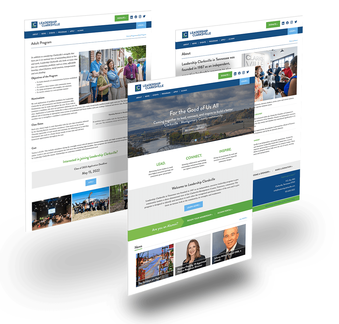 rebranding image for Leadership Clarksville